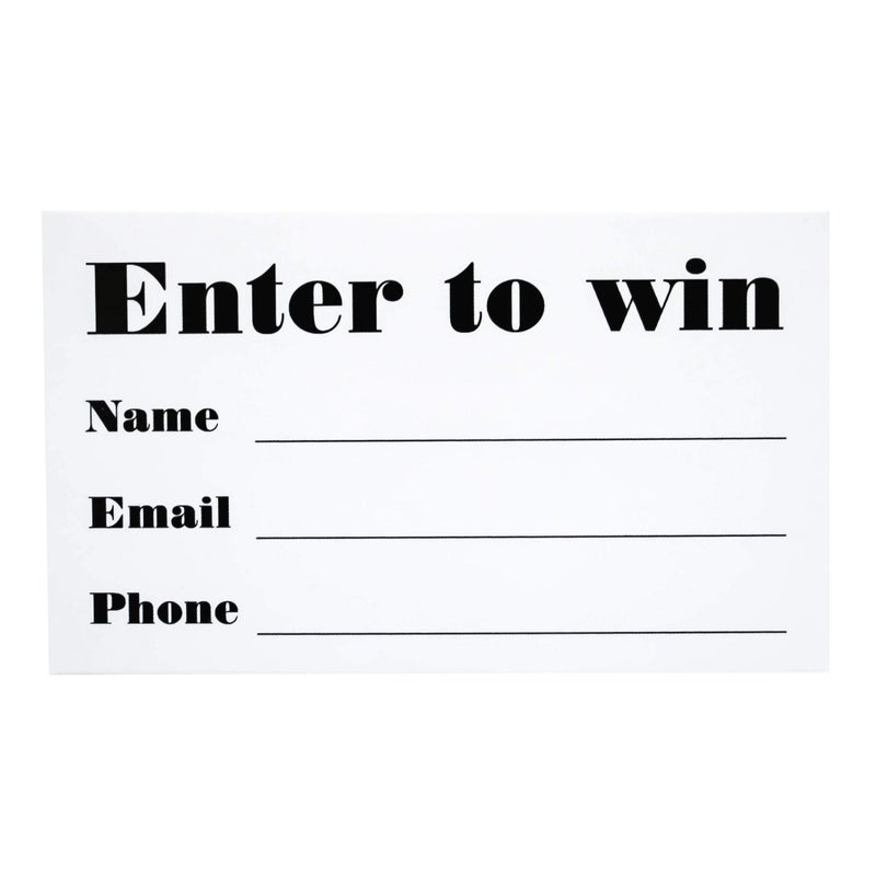 RXBC2011 Enter to Win Card 100pcs - Image 4